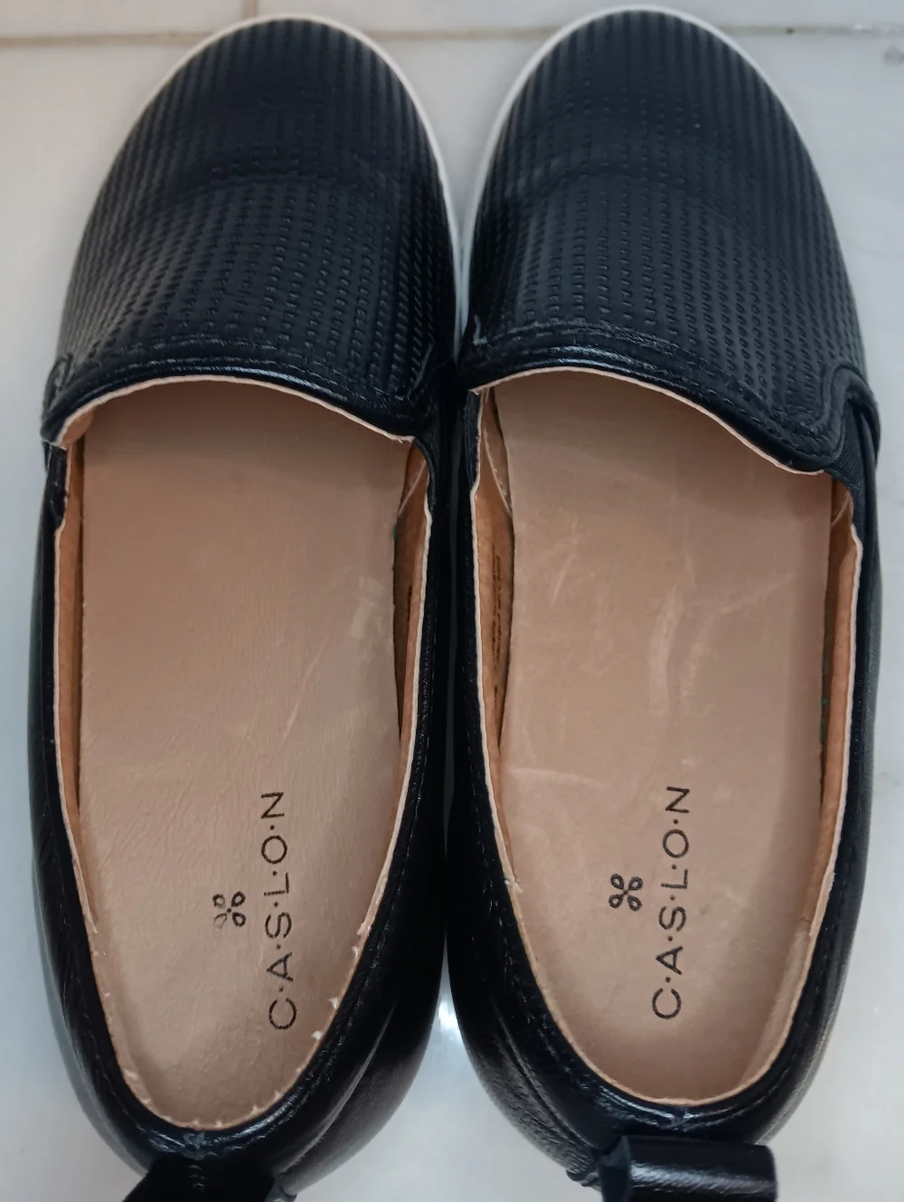 Caslon Slip-On Perforated Leather Sneakers - Picture 5 of 7
